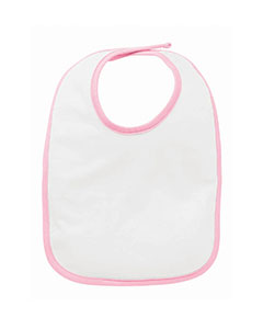 Rabbit Skins Infant Jersey Contrast Trim Velcro™ Bib. RS1004