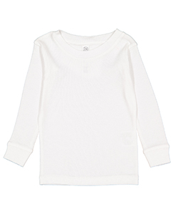 Rabbit Skins Toddler Long-Sleeve Baby Rib Pajama Top. 201Z