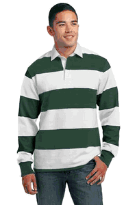 Sport-Tek Classic Long Sleeve Rugby Polo. ST301