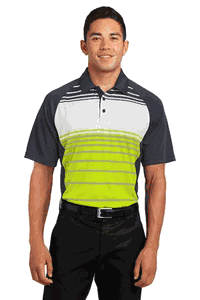 Sport-Tek Dry Zone Sublimated Stripe Polo. ST600