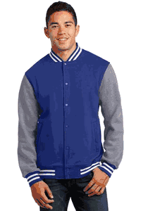 Sport-Tek Fleece Letterman Jacket. ST270