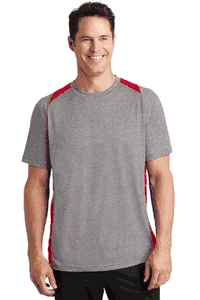 Sport-Tek® Heather Colorblock Contender Tee. ST361