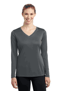 Sport-Tek® Ladies Long Sleeve PosiCharge® Competitor V-Neck Tee. LST353LS