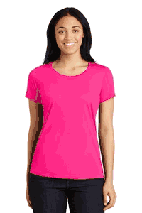 Sport-Tek® Ladies PosiCharge® Competitor Cotton Touch Scoop Neck Tee. LST450