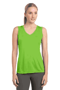 Sport-Tek® Ladies Sleeveless PosiCharge® Competitor V-Neck Tee. LST352