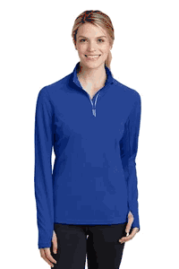 Sport-Tek® Ladies Sport-Wick® Textured 1/4-Zip Pullover. LST860