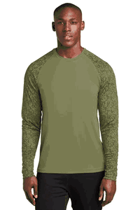 Sport-Tek  Long Sleeve Digi Camo Tee. ST460LS