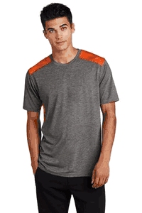 Sport-Tek  PosiCharge  Tri-Blend Wicking Draft Tee. ST410
