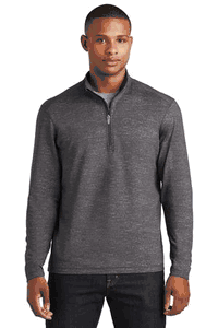 Sport-Tek  Sport-Wick  Stretch Reflective Heather 1/2-Zip Pullover. ST855