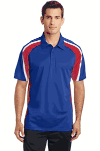 Sport-Tek Tricolor Micropique Sport-Wick Polo. ST654