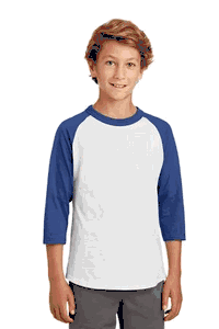 Sport-Tek® Youth Colorblock Raglan Jersey. YT200