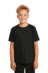 Sport-Tek ® Youth PosiCharge ® Tri-Blend Wicking Raglan Tee. YST400