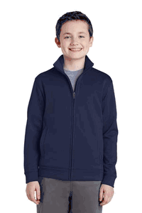 Sport-Tek Youth Sport-Wick Fleece Full-Zip Jacket. YST241