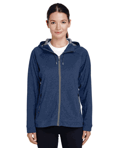 Team 365 Ladies' Excel Mélange Performance Fleece Jacket. TT38W