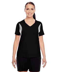 Team 365 Ladies' Short-Sleeve Athletic V-Neck Tournament Jersey. TT10W