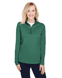 Team 365 Ladies' Zone Sonic Heather Performance Quarter-Zip. TT31HW