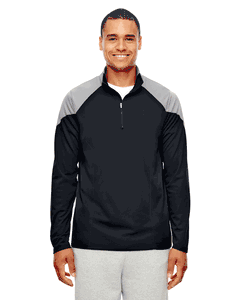 Team 365 Men's Command Colorblock Snag Protection Quarter-Zip. TT27