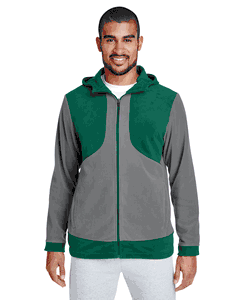 Team 365 Men's Rally Colorblock Microfleece Jacket. TT94