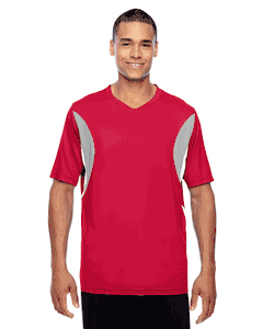 Team 365 Men's Short-Sleeve Athletic V-Neck Tournament Jersey. TT10