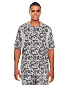 Team 365 Men's Short-Sleeve Athletic V-Neck Tournament Sublimated Camo Jersey. TT12