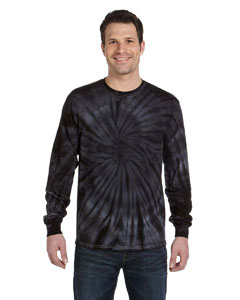 Tie-Dye Adult 5.4 oz. 100% Cotton Long-Sleeve T-Shirt. CD2000