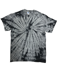 Tie-Dye Adult 5.4 oz. 100% Cotton Spider T-Shirt. CD101