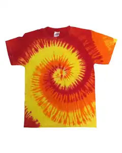 Tie-Dye Adult 5.4 oz., 100% Cotton T-Shirt. CD100