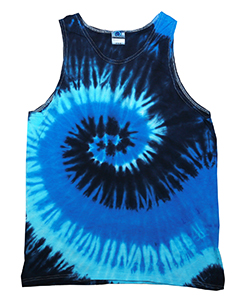 Tie-Dye Adult 5.4 oz. 100% Cotton Tank Top. CD3500