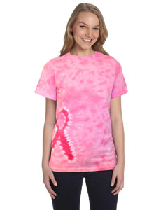 Tie-Dye Pink Ribbon T-Shirt. CD1150