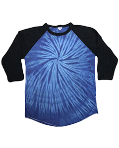 Tie-Dye Raglan Long Sleeve T-Shirt. CD2700