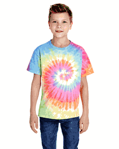 Tie-Dye Youth 5.4 oz. 100% Cotton T-Shirt. (ETERNITY) CD100Y