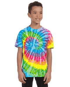 Tie-Dye Youth 5.4 oz. 100% Cotton T-Shirt. (SATURN) CD100Y