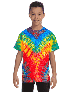 Tie-Dye Youth 5.4 oz. 100% Cotton T-Shirt. (WOODSTOCK) CD100Y