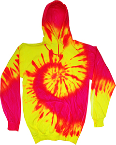 Tie-Dye Youth Fluorescent Pullover Hoodie. CD8700Y