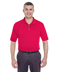 U8505 UltraClub Men's Egyptian Interlock Polo