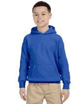 $12.45 "VALUE SWEATS" Youth Pullover Hooded Sweatshirt. (WHITE $11.75)