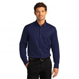 W808 Port Authority� Long Sleeve SuperPro React� Twill Shirt