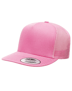 Yupoong Adult 5-Panel Classic Trucker Cap. 6006