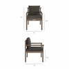 Abacus Outdoor Patio Wicker Dining Chairs Set of 2