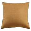 Accentuate 20 Inch Performance Velvet Throw Pillow in Cognac Green