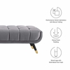 Adept Upholstered Velvet Bench