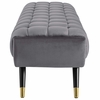 Adept Upholstered Velvet Bench