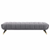 Adept Upholstered Velvet Bench