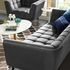 Adept Upholstered Velvet Sofa