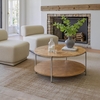 Adna Coffee Table in Brown