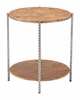 Adna Side Table in Brown