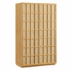 Aiko 64 Inch Tall Japandi Storage Cabinet in Light Oak