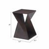 Alba Accent Table in Walnut