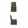 Alba Armless Upholstered Dining Chairs Set Of 2