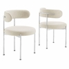 Albie Fabric Dining Chairs Set of 2
